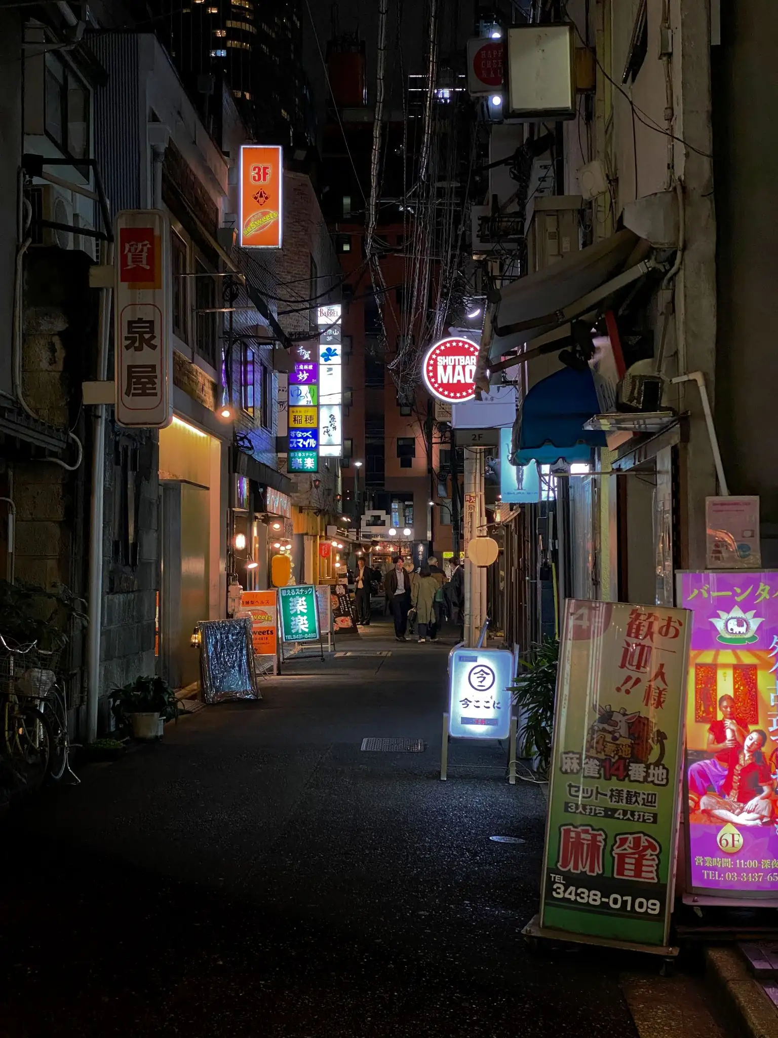 夜晚的築地市場